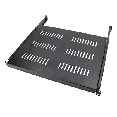 Produktbild von 19" Schiebeablage 1HE, verstellbar 450-800mm für Rackmontage