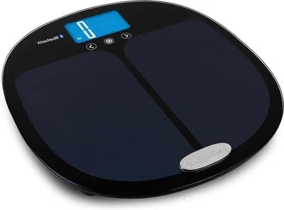 Productafbeelding van Slimme Bluetooth-lichaamsanalyseweegschaal, zwart, digitale weegschaal voor lichaamsgewicht en lichaamsvet