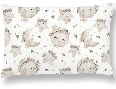 Immagine prodotto di Cuscino per neonati con federa, 40 x 60 cm, in cotone