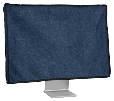 Produktbild von kwmobile Leinen Hülle kompatibel mit 31-32" Monitor - Schutzhülle Staubschutz Abdeckhaube für PC Bildschirm - Computer Screen Cover Staubhaube Haube