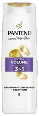 Zdjęcie produktu dla Pantene Pro-V Volume & Body 3 w 1 Szampon, odżywka i kuracja do włosów cienkich 325 ml
