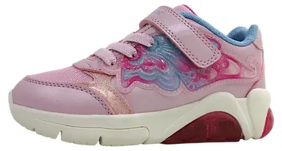 Productafbeelding van Geox Fadinlight Kinderschuhe Mädchen Halbschuhe Klett  Rosa Freizeit