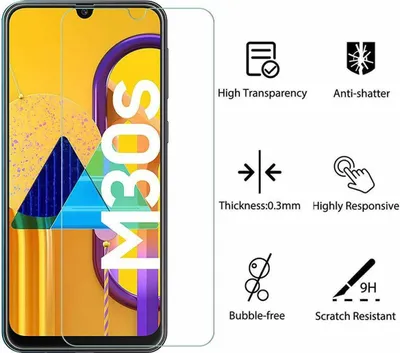 Obrázok produktu pre Ochranné sklo pre Samsung Galaxy A30s A50s M30s A30 A31 M30 A50 Full Clear 9H