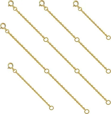 Immagine prodotto di Catene in plastica da 50 mm, 75 mm, 100 mm, 130 mm e 150 mm con maglie a O per braccialetti a catena. Realizza i tuoi gioielli