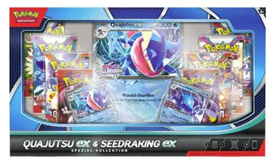 Produktbild von Pokemon Quajutsu ex & Seedraking ex Special Kollektion Deutsch