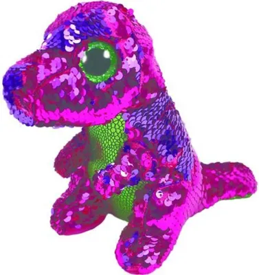 Produktbild von TY BOOS Flippables STOMPY - Pailletten-Dinosaurier 24cm 36431