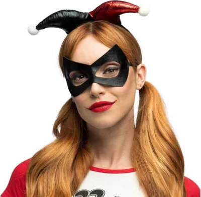 Produktbild von Boland Harlekin Set Diadem und Augenmaske