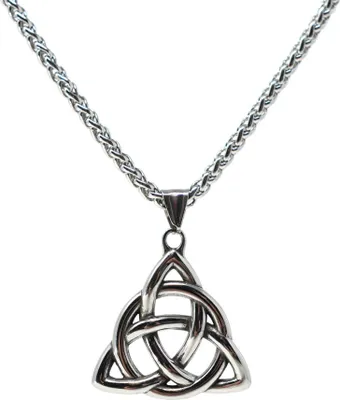 Produktbild von Lederkette Edelstahl 316 DREIEINIGKEIT 50 cm Edelstahlkette