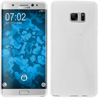 Produktbild von PhoneNatic Case kompatibel mit Samsung Galaxy Note FE - clear Silikon Hülle X-Style Cover