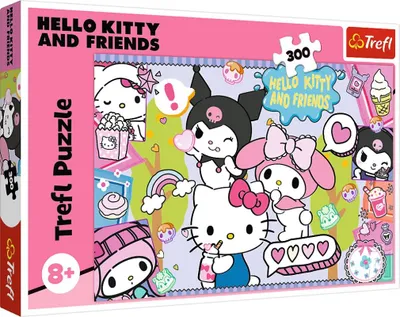 Zdjęcie produktu dla TREFL Puzzle Hello Kitty 300 elementów - Szalone trio 23039