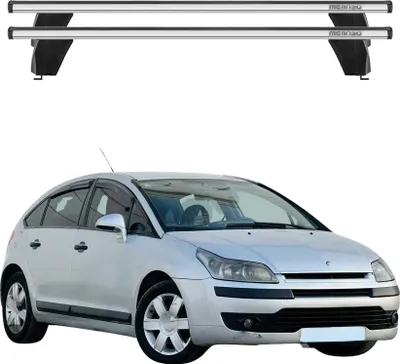 Produktbild von Menabo Dachträger Grundtäger für Citroen C4 2004-2010 75kg Alu Silber 2 tlg