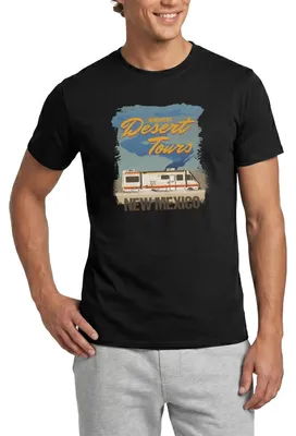 Produktbild von Spreadshirt Breaking Bad Desert Tours New Mexico Männer T-Shirt, 3XL, Schwarz
