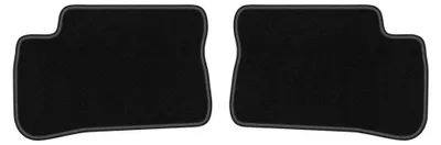 Produktbild von Velours-Fußmatten Hinten für Nissan 100NX 1990-1995 (Coupé/Targa) – 2-tlg, Schwarz, passgenau – Wielganizator LUX