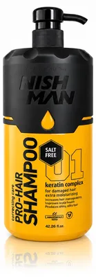 Produktbild von NISH MAN Pro-Hair Keratin Complex Shampoo 01 1250 ml