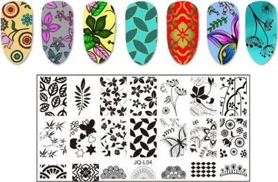 Productafbeelding van JQ-L04 Nagelkunst-stempelplaat