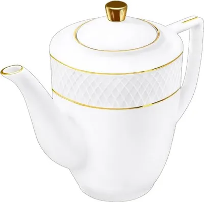 Produktbild von Wilmax Kaffeekanne 750 ml Weiß Porzellan WL-880102458/A