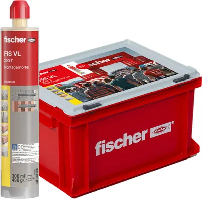 Image de Fischer Mallette d'artisanat Mortier de montage FIS VL 300 T - 553657