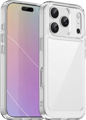Image de Coque pour iPhone 17 Pro transparente, coque de protection antichoc en silicone TPU Transparente
