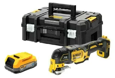Zdjęcie produktu dla Narzędzie wielofunkcyjne DEWALT 18V DCS356E1T z akumulatorem POWERSTACK 1,7Ah (bez ładowarki, TSTAK)