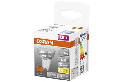 Produktbild von Osram STAR, 6,9 W, 89 W, GU10, 620 lm, 15000 h, Warmweiß