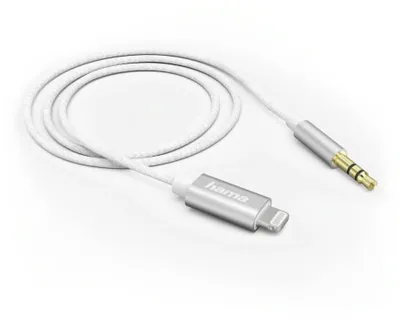 Produktbild von Audio-Kabel, Lightning - 3,5-mm-Klinken-Stecker, 1,0 m, Weiß