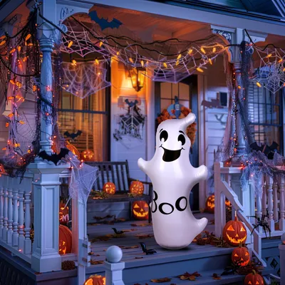 Image de Fantôme gonflable pour Halloween - 120 cm