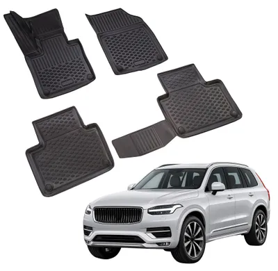 Obrázok produktu pre J&J Automotive Gumové rohože so zvýšeným okrajom pre Volvo XC90 2015-vyššie 4ks