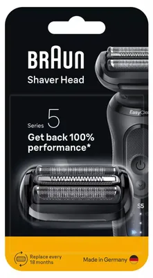Produktbild von Braun Series 5 54 B, Scherkopf, 1 Kopf/Köpfe, Schwarz, Edelstahl, 18 Monat( e), Braun, Series 5 54 B