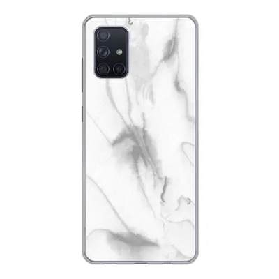 Produktbild von MuchoWow® Handyhülle Schutzhülle Hülle für Samsung Galaxy A51 Marmor - Grau - Weiß - Abstrakt - Marmoroptik Silikon Softcase Handy Hülle - Schutzabdeckung