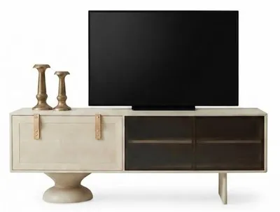 Immagine prodotto di TV-Lowboard Modern Stil Beige Wohnzimmer Zeitlose Eleganz