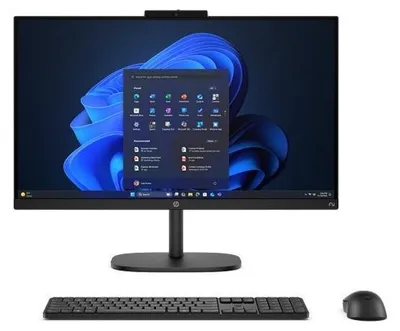 Produktbild von HP DL8X7ET, 60,5 cm (23.8"), Full HD, AMD Ryzen™ 5, 16 GB, Windows 11 Pro, Schwarz