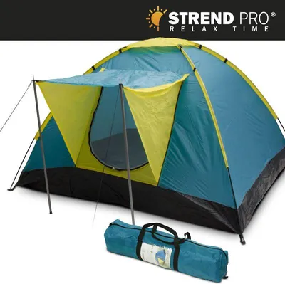 Zdjęcie produktu dla Namiot Strend Pro, turystyczny, dla 3-4 osób, turkusowy, 205x205x120 cm