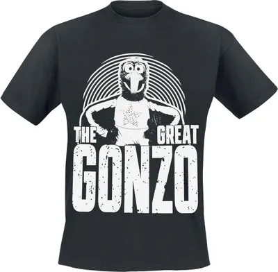 Produktbild von The Muppets T-Shirt Herren The Great Gonzo schwarz XL