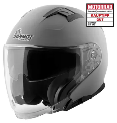 Obrázek produktu pro Přilba Germot GM 670 Jet, šedá matná, XS (53/54)