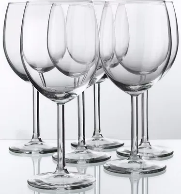Produktbild von 6-er Set SVALKA Ikea Weinglas, Rotwein, Klarglas, 30 cl