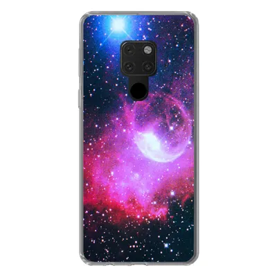 Produktbild von MuchoWow® Handyhülle Schutzhülle Hülle für Huawei P40 Lite Universum - Planeten - Rosa - Jungen - Mädchen - Kinder Silikon Softcase Handy Hülle - Handy