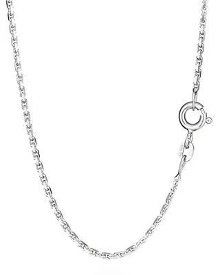 Productafbeelding van Zilveren ankerketteng, 925 zilver, filigraan, 55 cm, breedte 1,3 mm