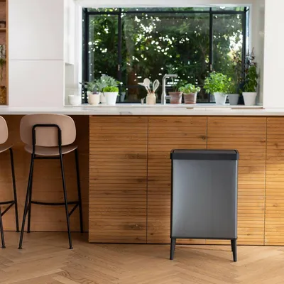 Immagine prodotto di Dmora Pattumiera Tofino 27x44x69h cm blu, Capacità 54 lt un Cestino