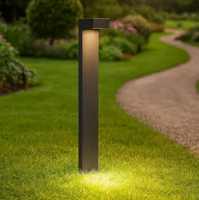 Produktbild von Ideal Lux LED-Gartenpfostenleuchte 3000K grau IP65 SIRIO 365411