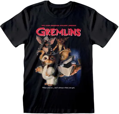 Obrázek produktu pro Gremlins Tričko S černé Uni Homeage Style
