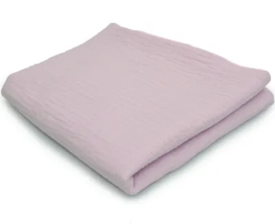 Obrázek produktu pro Bavlněná mušelínová tkanina Double Gauze, Double Gauze Purple 50 x 130 cm