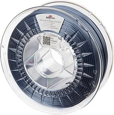 Produktbild von Spectrum 3D Filament, PLA Silk, 1,75mm, 1000g, 80265, saphirblau