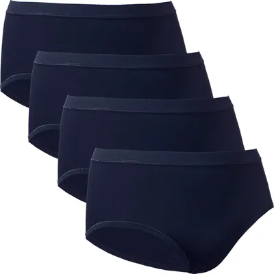 Produktbild von Con-ta Damen-Taillenslip 4er-Pack marine 52