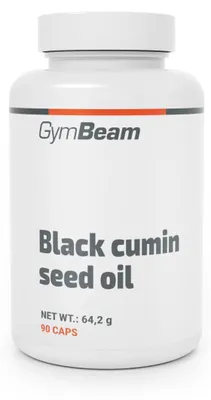 Produktbild von GymBeam - Schwarzkümmelöl, 90 Kapseln