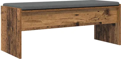 Immagine prodotto di Panca per ingresso con cuscino Legno vecchio 103 x 38 x 40 cm