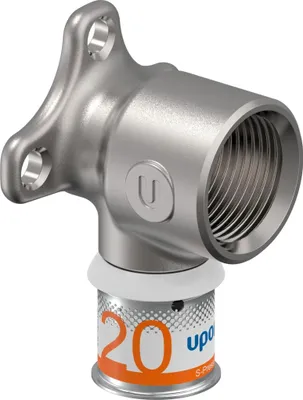 Produktbild von UPONOR S-Press PLUS, Wandscheibe, M 20, Rp3/4"FT, 1 Stk.