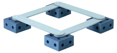 Produktbild von MODU Balance Track, Balance Board, Blau, 80 kg, Schaum, Holz,certified, 700 mm
