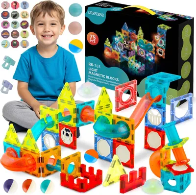 Produktbild von Magnetbausteine mit Licht RK-763 Ricokids