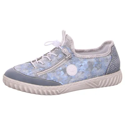 Zdjęcie produktu dla Rieker Preston buty damskie loafersy niebieski casual, rozmiar buta:36 EU