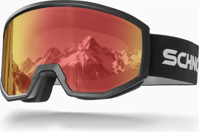 Obrázek produktu pro Lyžařské brýle Schnorr Lynx red (S2) | Full REVO mirrored, anti-fog, UV400, 45 mm pásek
